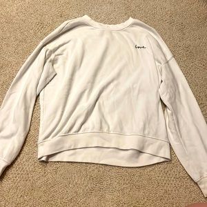 White cute Long sleeve t-shirt